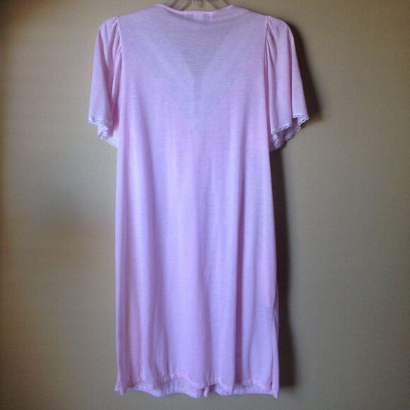 Vandemere Button Front Nightgown/Robe Pink Large - Picture 2 of 7